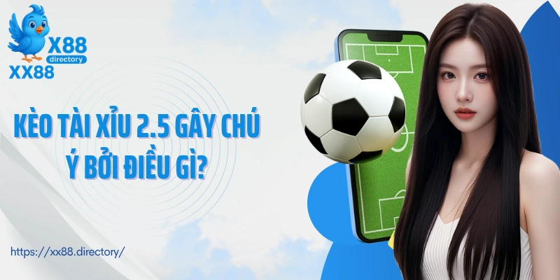 Kèo tài xỉu 2.5 gây chú ý bởi điều gì?